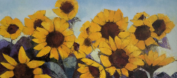 Sunflower Study | 2020 | Oil on Canvas | 57 x 52 cm